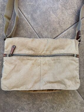 GUC - Vintage Fossil Khaki Canvas -  Bag / Purse